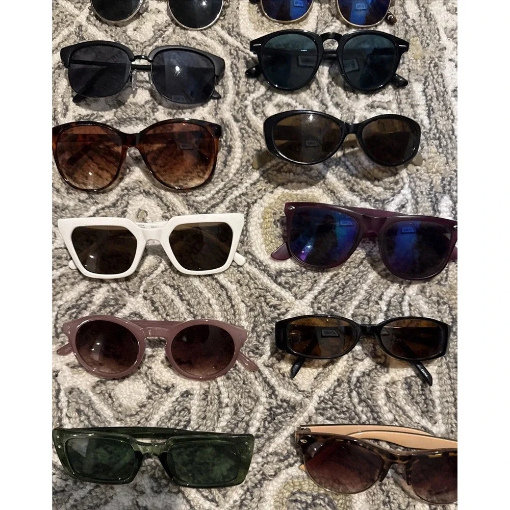Wholesale Bulk Lot / Group of 56 all included Sunglasses:Square, Round,Aviator+
